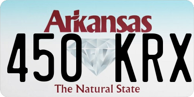 AR license plate 450KRX