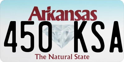 AR license plate 450KSA