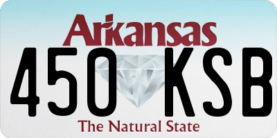 AR license plate 450KSB