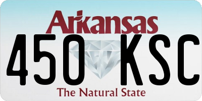 AR license plate 450KSC