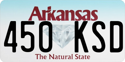 AR license plate 450KSD