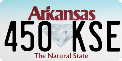 AR license plate 450KSE