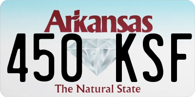 AR license plate 450KSF