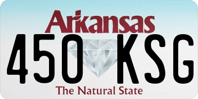 AR license plate 450KSG