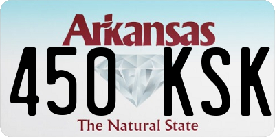 AR license plate 450KSK