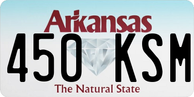 AR license plate 450KSM