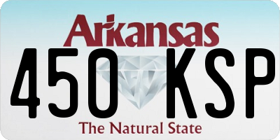 AR license plate 450KSP