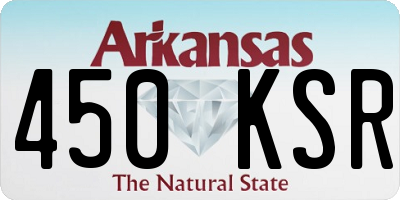 AR license plate 450KSR