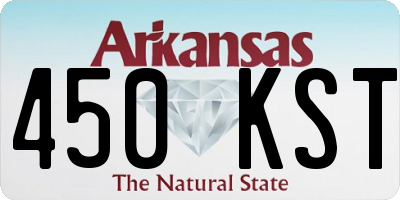 AR license plate 450KST