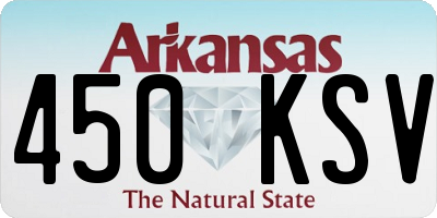 AR license plate 450KSV