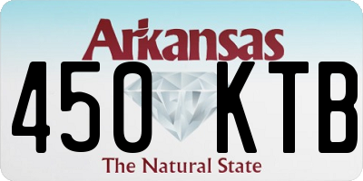 AR license plate 450KTB
