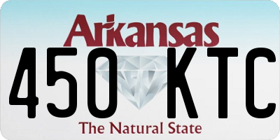 AR license plate 450KTC