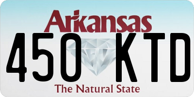 AR license plate 450KTD