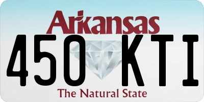 AR license plate 450KTI