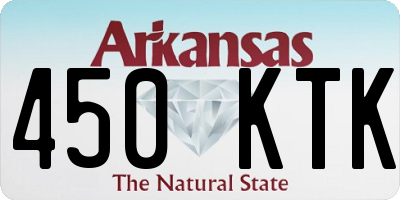 AR license plate 450KTK