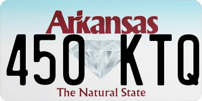AR license plate 450KTQ