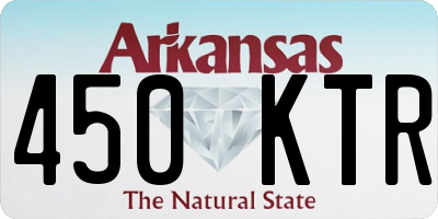 AR license plate 450KTR