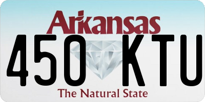 AR license plate 450KTU