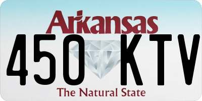AR license plate 450KTV