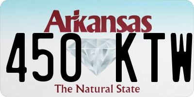 AR license plate 450KTW