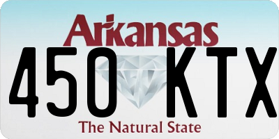 AR license plate 450KTX