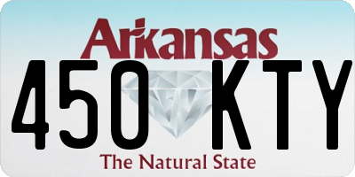 AR license plate 450KTY