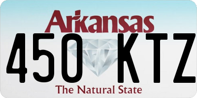 AR license plate 450KTZ