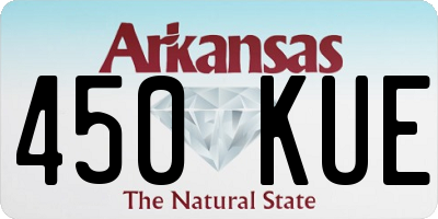 AR license plate 450KUE