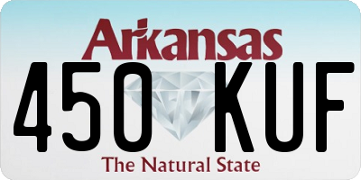 AR license plate 450KUF