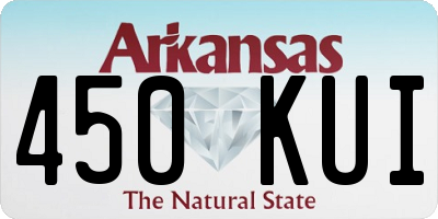 AR license plate 450KUI