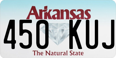 AR license plate 450KUJ