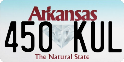 AR license plate 450KUL