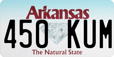 AR license plate 450KUM
