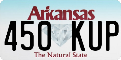 AR license plate 450KUP
