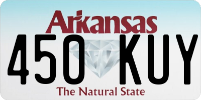 AR license plate 450KUY