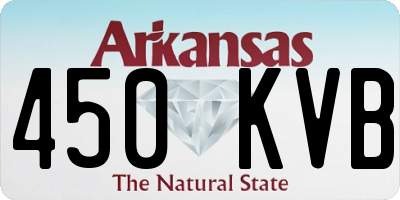 AR license plate 450KVB