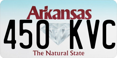AR license plate 450KVC