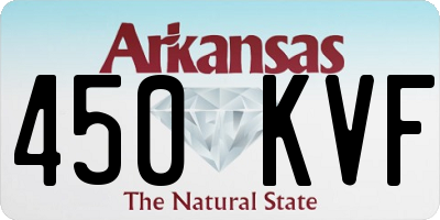 AR license plate 450KVF