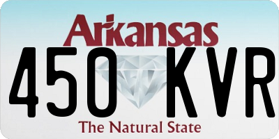 AR license plate 450KVR