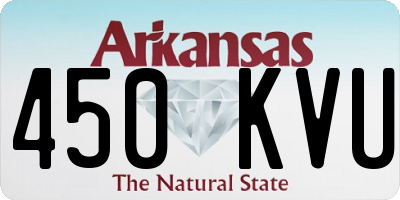 AR license plate 450KVU