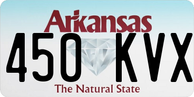 AR license plate 450KVX