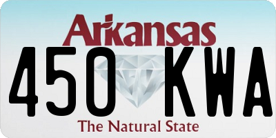 AR license plate 450KWA