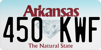 AR license plate 450KWF