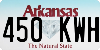 AR license plate 450KWH