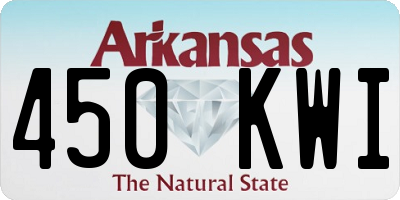 AR license plate 450KWI