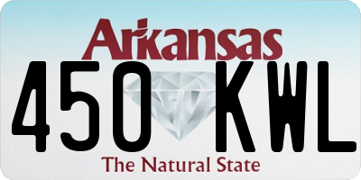 AR license plate 450KWL