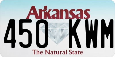 AR license plate 450KWM