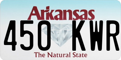 AR license plate 450KWR