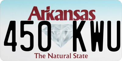 AR license plate 450KWU