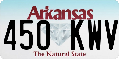 AR license plate 450KWV